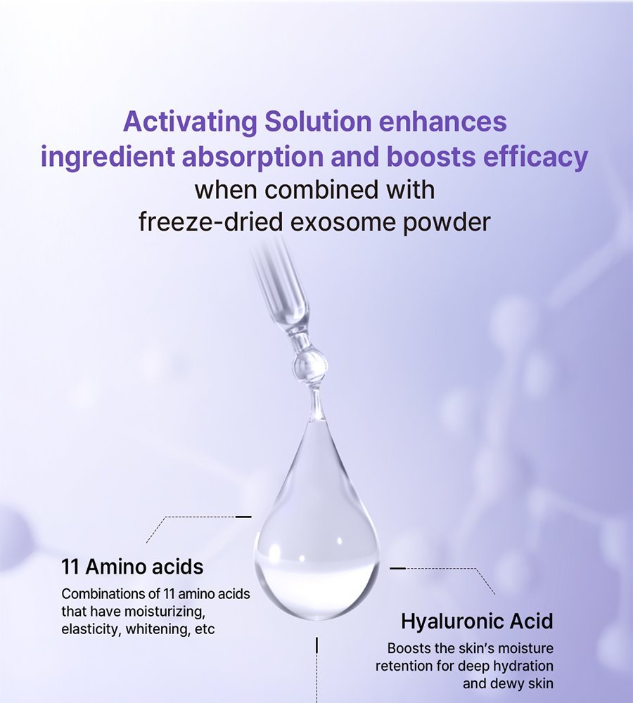GFCCELL Exo Glow Kit - Milk Exosome Brightening Booster (5 powder + 5 solution vials) - 3