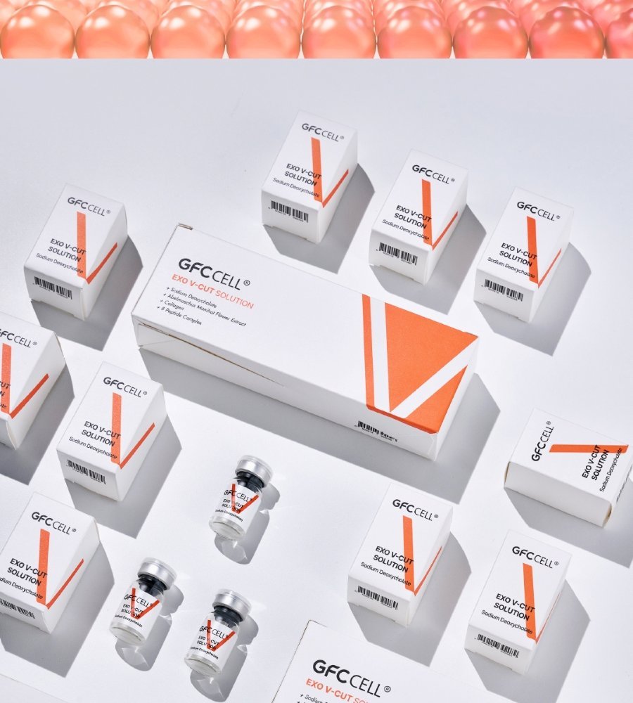 GFCCELL Exo V-Cut Solution - Exosome Lipolysis Contouring Booster (2 ml x 5 vials) - 2