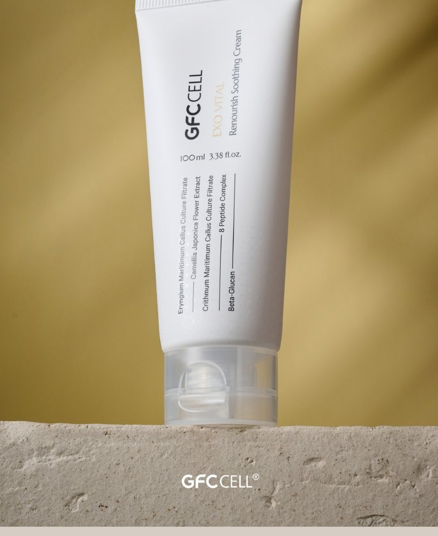 GFCCELL Exo Vital Renourish Soothing Cream - Plant Exosome + 24K Gold (100 ml) - 2