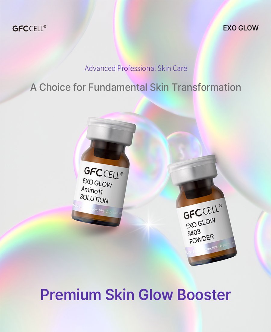 GFCCELL Exo Glow Kit - Milk Exosome Brightening Booster (5 powder + 5 solution vials) - 2
