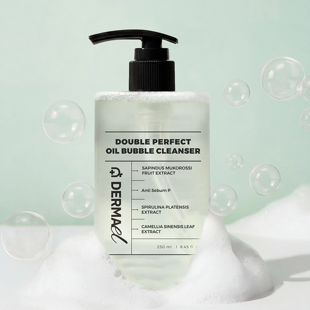 DERMAEL Double Perfect Oil Bubble Cleanser (250 ml)