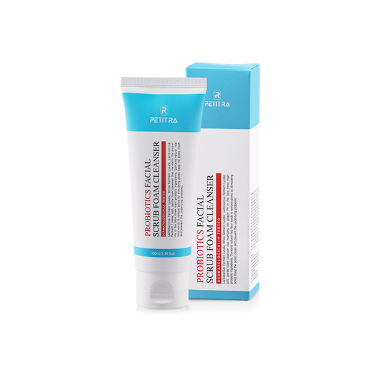 Probiotics Facial Scrub Foam Cleanser